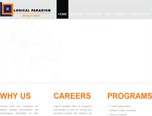 Tablet Screenshot of logicalparadigm.com